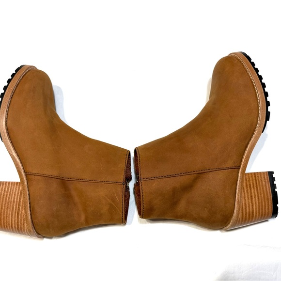 Patina Portland Leather Goods Women Canyon Brown Ankle Boots Size 9 - Picture 4 of 9